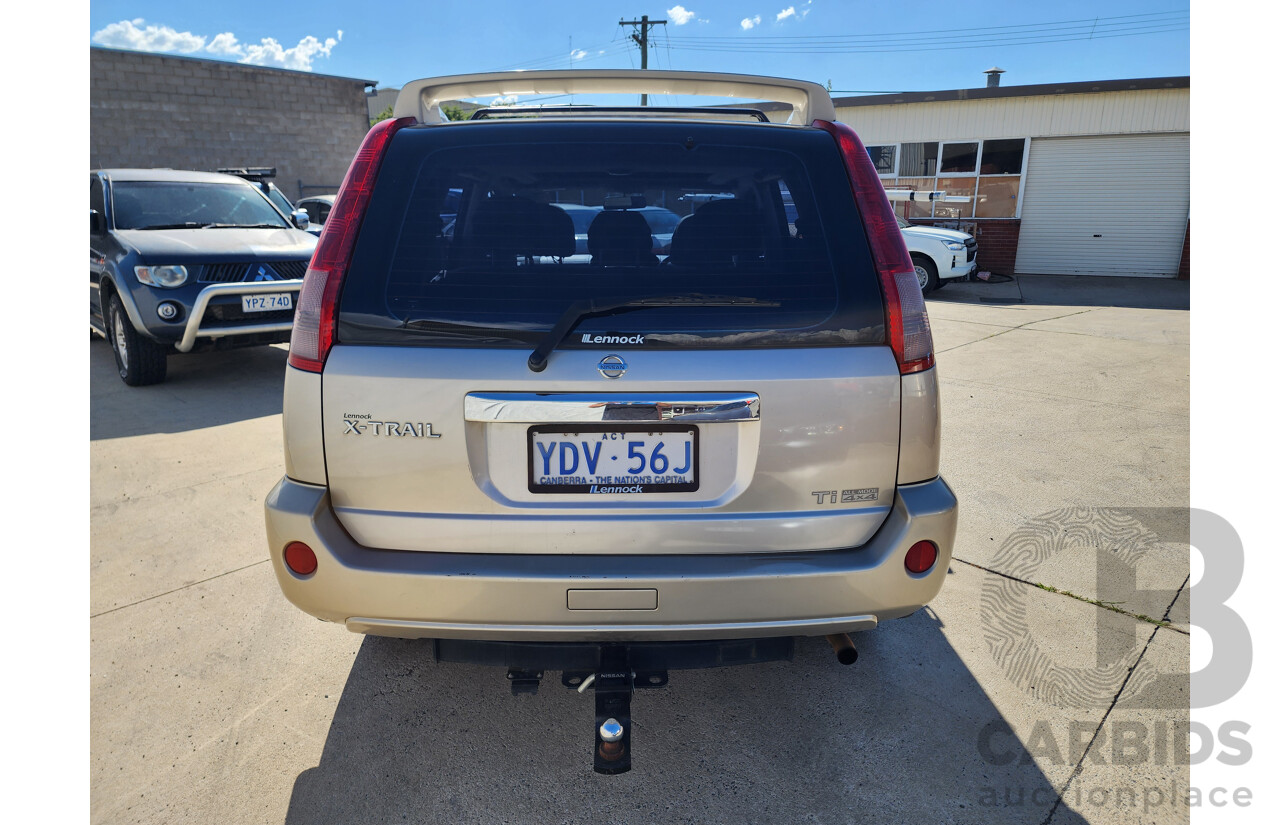 5/2005 Nissan X-Trail Ti-L (sunroof) (4x4) T30 4d Wagon Gold 2.5L