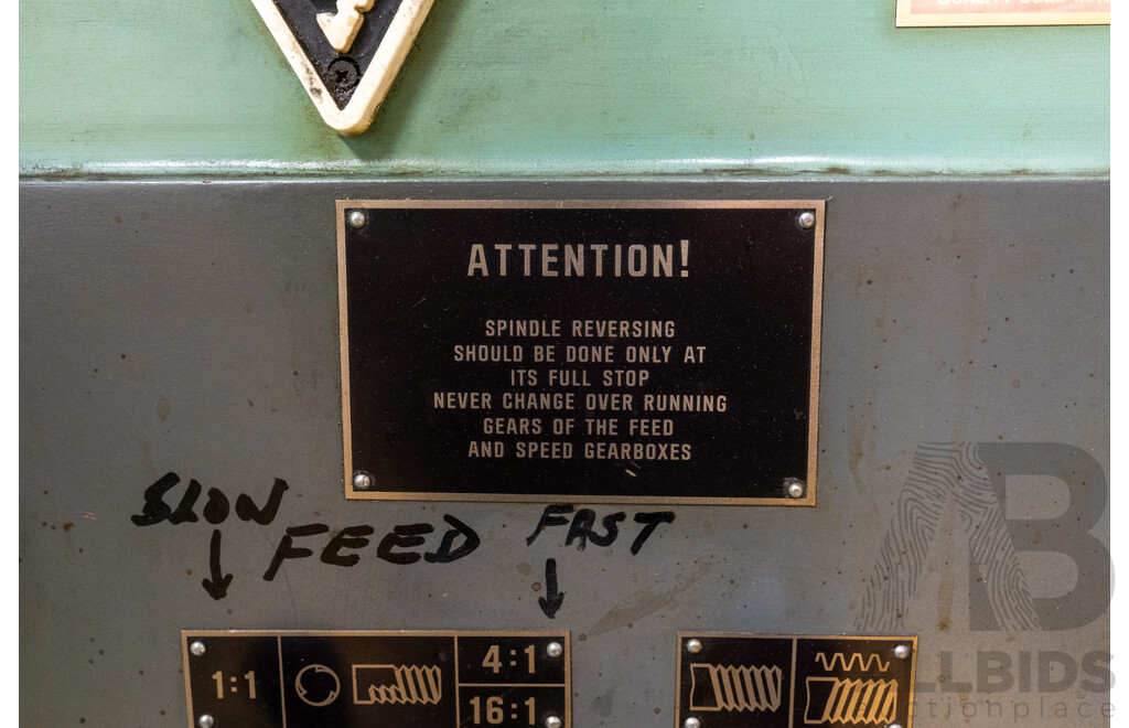 1988 Stanko Import 7D430 IM63B Engine Centre Lathe