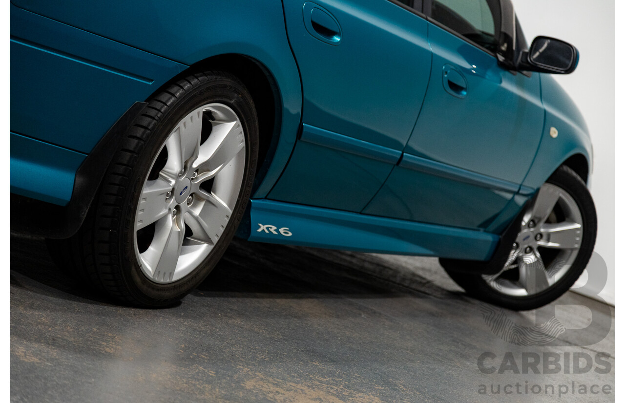 10/2006 Ford Falcon XR6 BF MKII 4d Sedan Breeze Aqua 4.0L