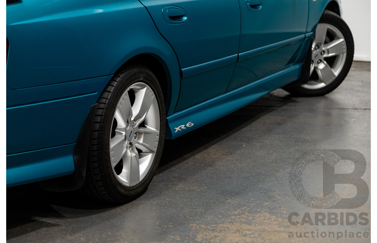 10/2006 Ford Falcon XR6 BF MKII 4d Sedan Breeze Aqua 4.0L