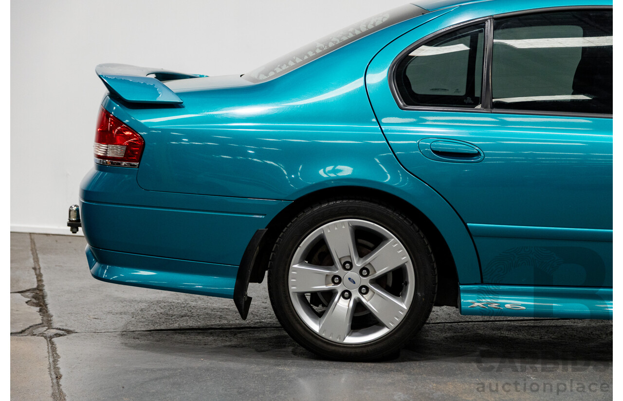 10/2006 Ford Falcon XR6 BF MKII 4d Sedan Breeze Aqua 4.0L