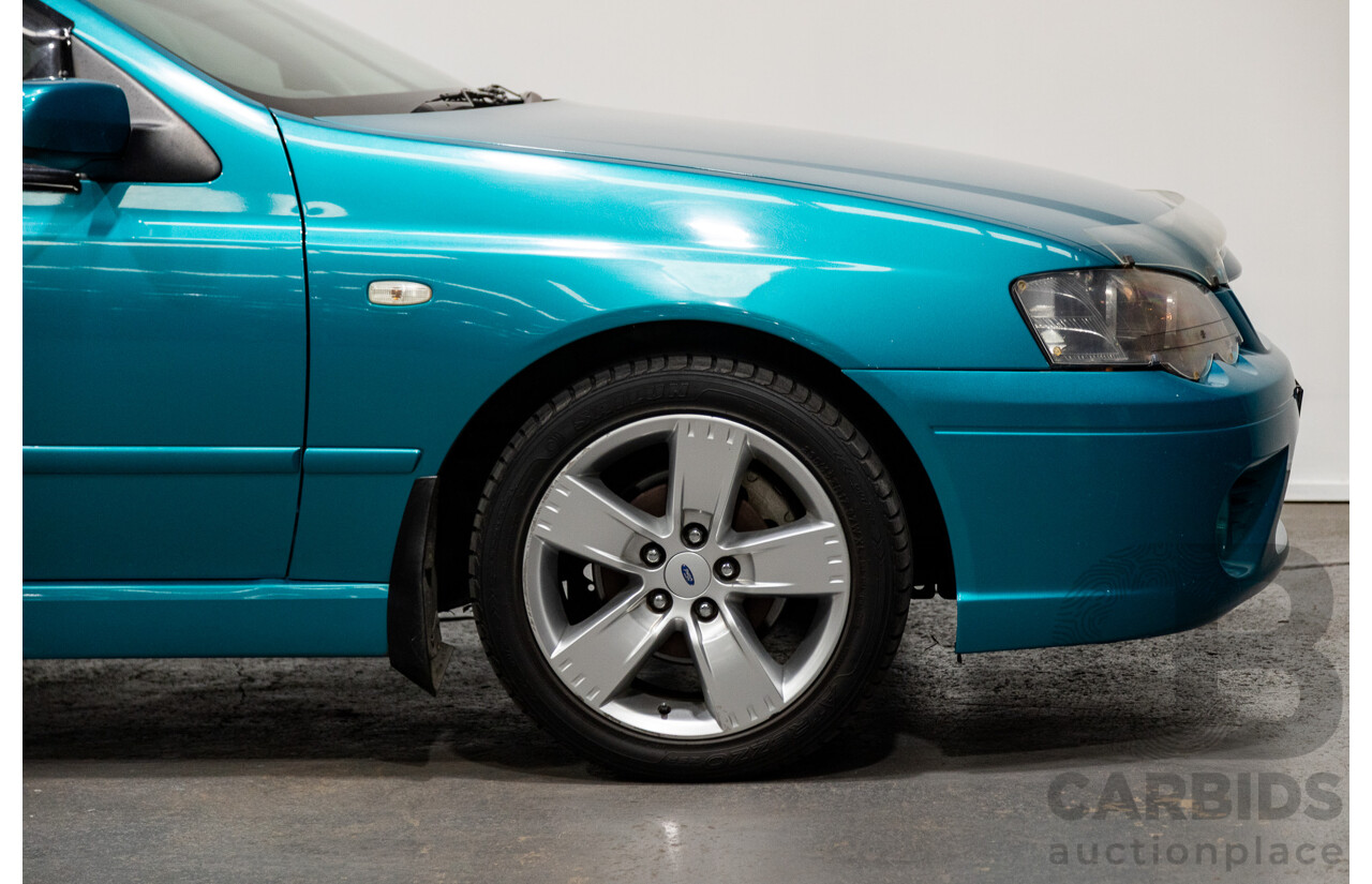 10/2006 Ford Falcon XR6 BF MKII 4d Sedan Breeze Aqua 4.0L