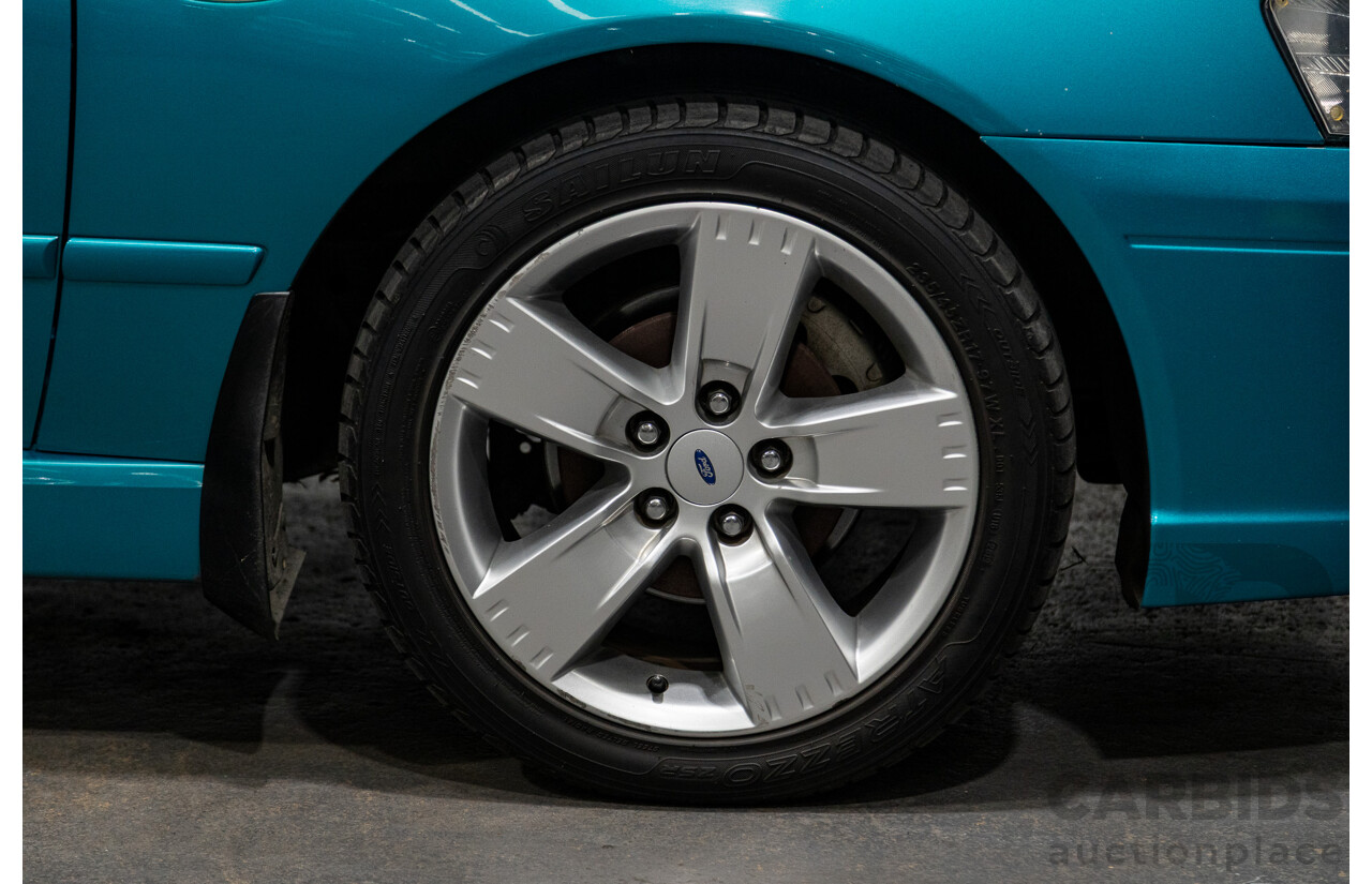 10/2006 Ford Falcon XR6 BF MKII 4d Sedan Breeze Aqua 4.0L