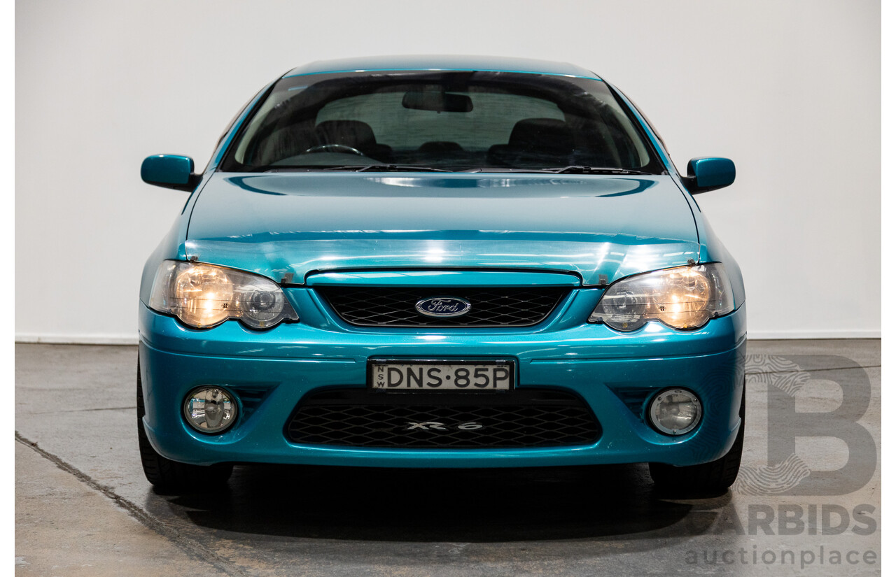 10/2006 Ford Falcon XR6 BF MKII 4d Sedan Breeze Aqua 4.0L