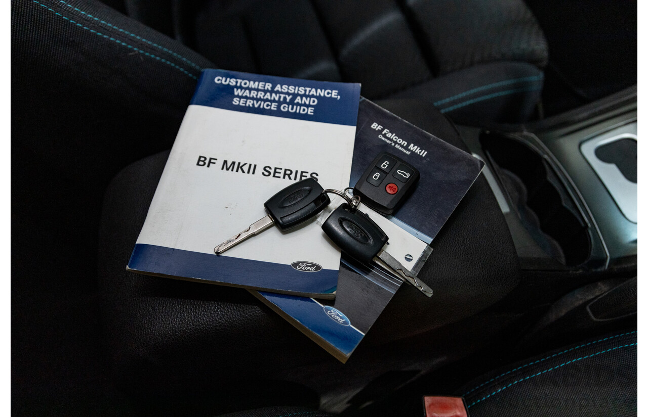 10/2006 Ford Falcon XR6 BF MKII 4d Sedan Breeze Aqua 4.0L