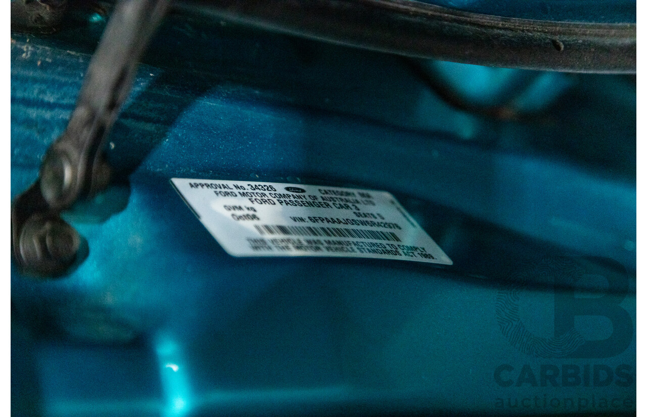 10/2006 Ford Falcon XR6 BF MKII 4d Sedan Breeze Aqua 4.0L
