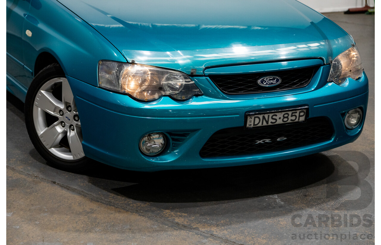 10/2006 Ford Falcon XR6 BF MKII 4d Sedan Breeze Aqua 4.0L