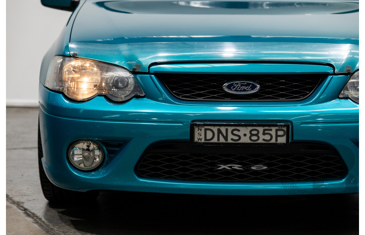 10/2006 Ford Falcon XR6 BF MKII 4d Sedan Breeze Aqua 4.0L