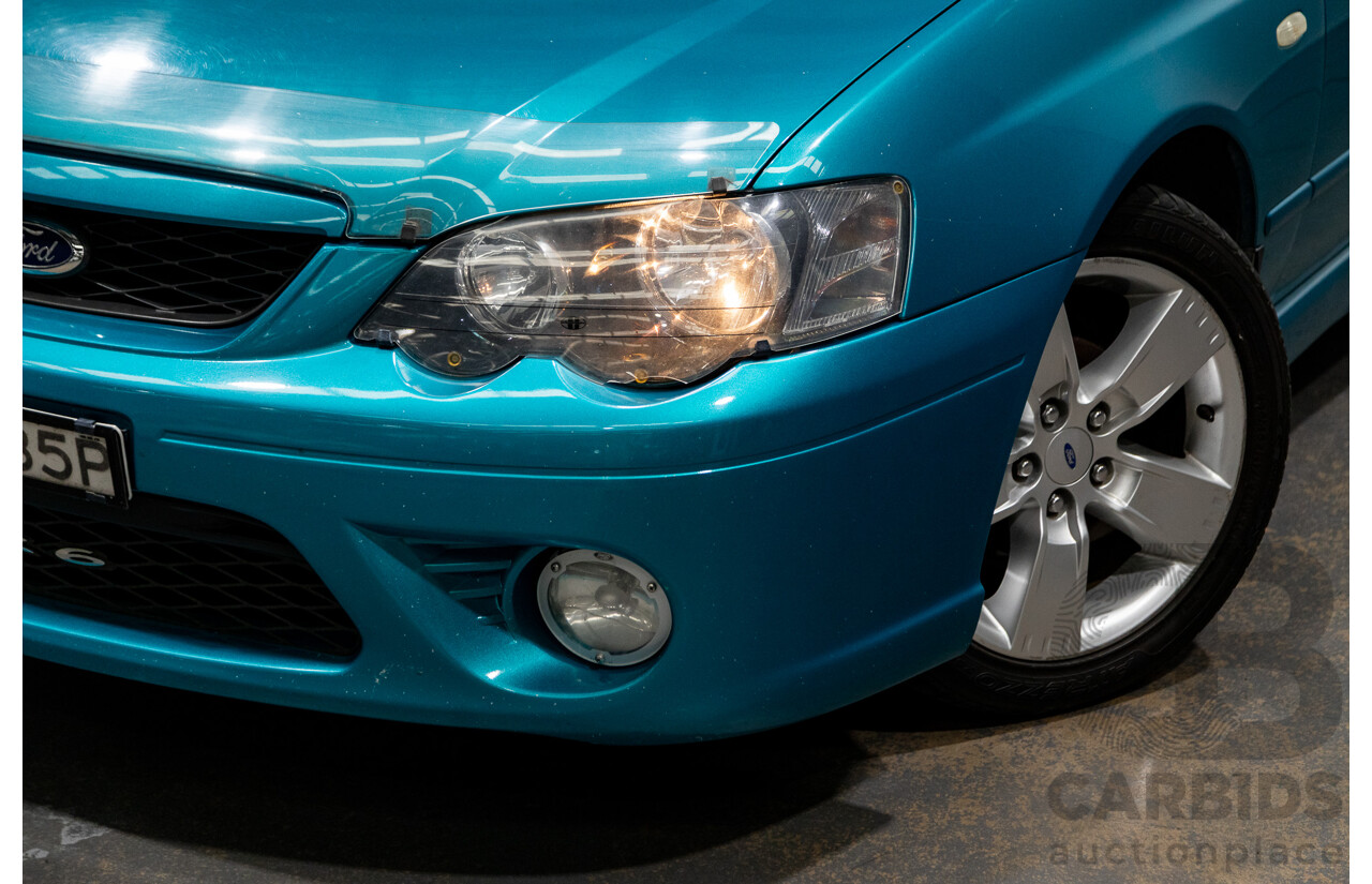 10/2006 Ford Falcon XR6 BF MKII 4d Sedan Breeze Aqua 4.0L