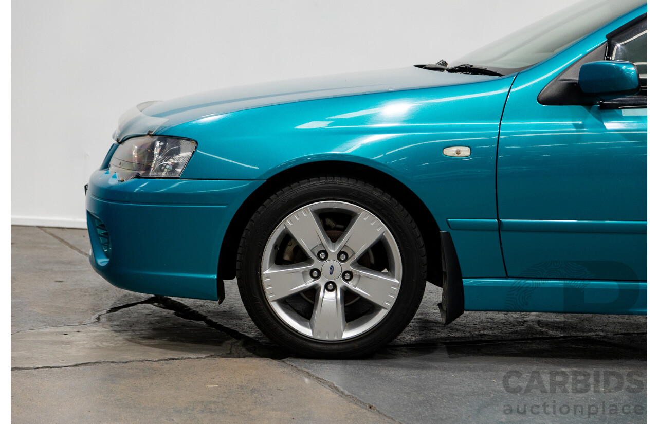 10/2006 Ford Falcon XR6 BF MKII 4d Sedan Breeze Aqua 4.0L