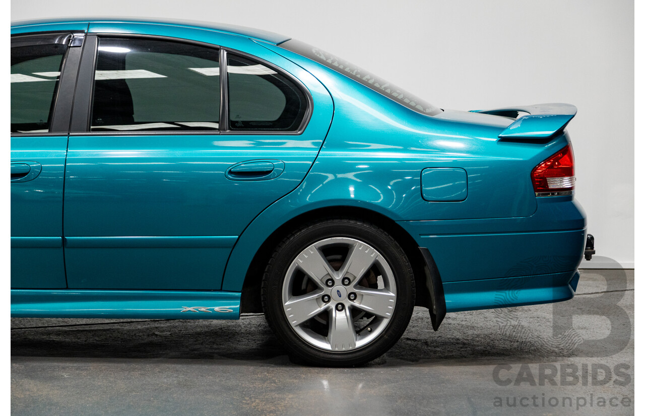 10/2006 Ford Falcon XR6 BF MKII 4d Sedan Breeze Aqua 4.0L