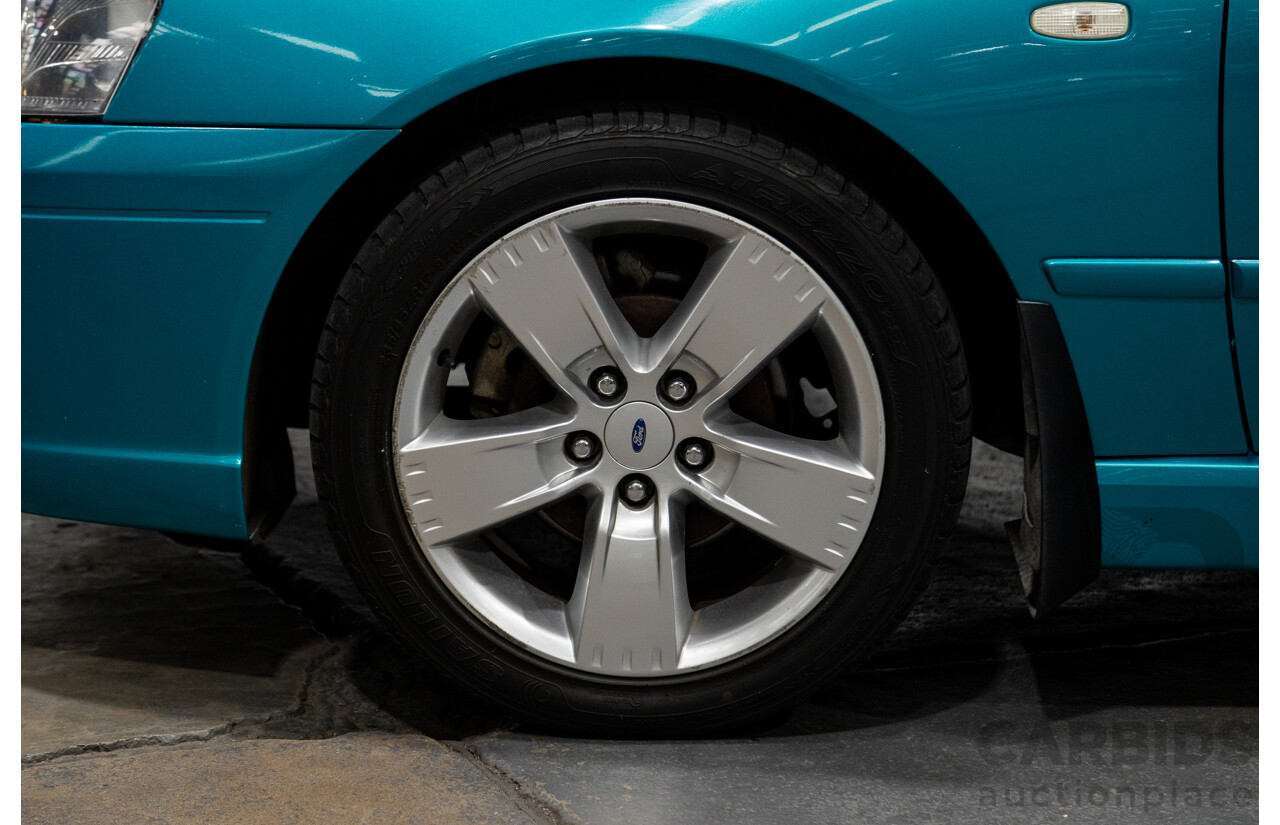 10/2006 Ford Falcon XR6 BF MKII 4d Sedan Breeze Aqua 4.0L