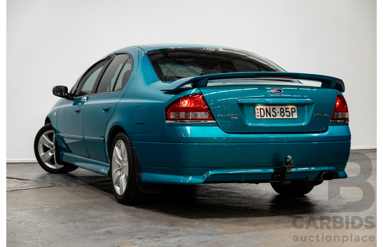 10/2006 Ford Falcon XR6 BF MKII 4d Sedan Breeze Aqua 4.0L
