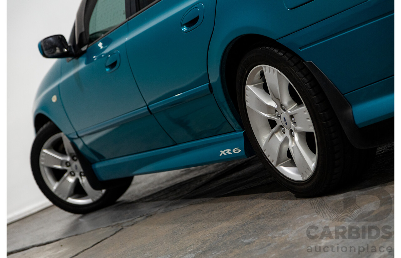 10/2006 Ford Falcon XR6 BF MKII 4d Sedan Breeze Aqua 4.0L