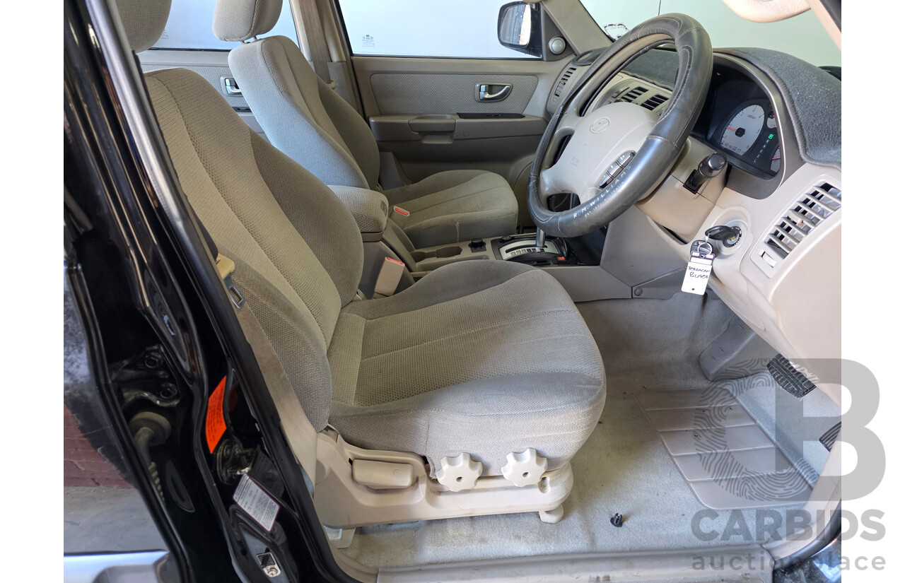 12/2004 Hyundai Terracan CRDI 4d Wagon Black Turbo Diesel 2.9L