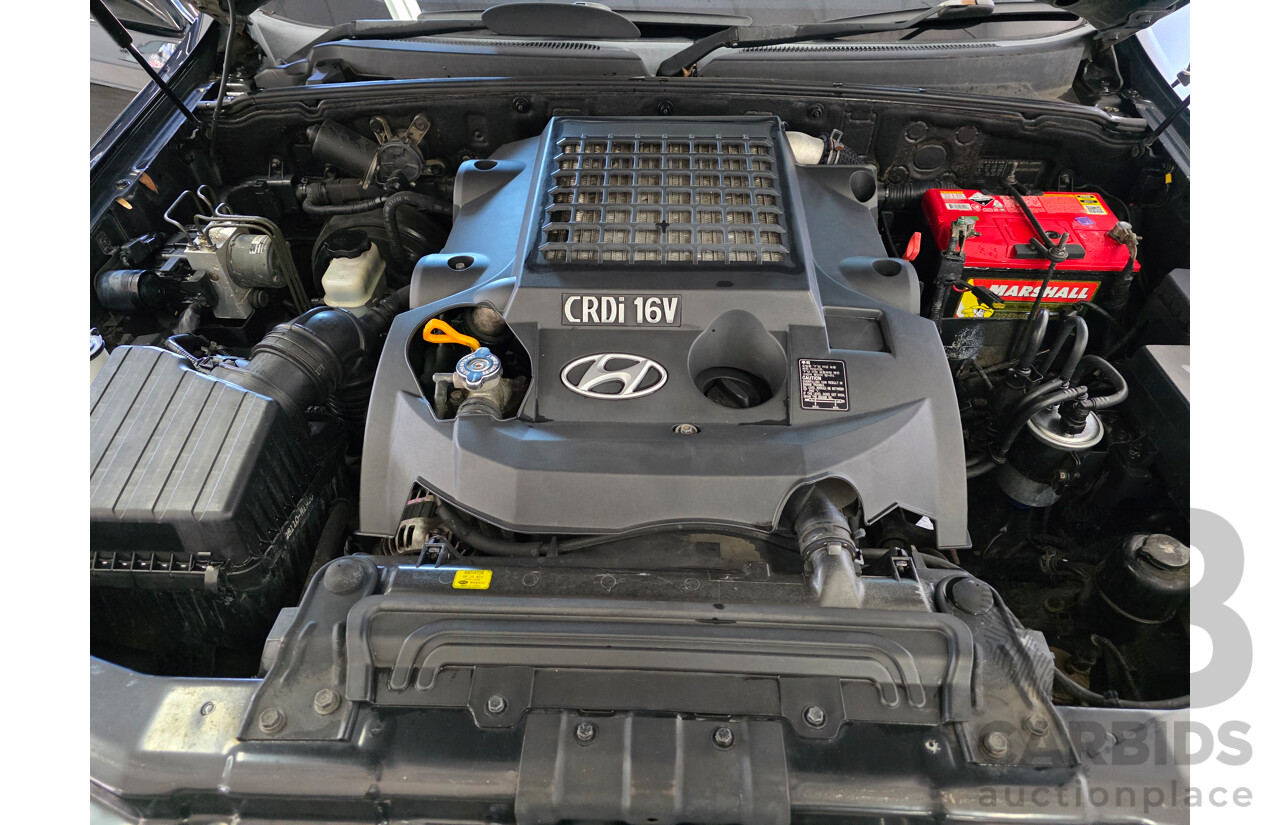 12/2004 Hyundai Terracan CRDI 4d Wagon Black Turbo Diesel 2.9L