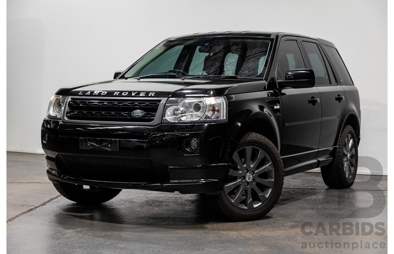 7/2012 Land Rover Freelander 2 SD4 SE (4x4) LF MY12 4d Wagon Black Turbo Diesel 2.2L