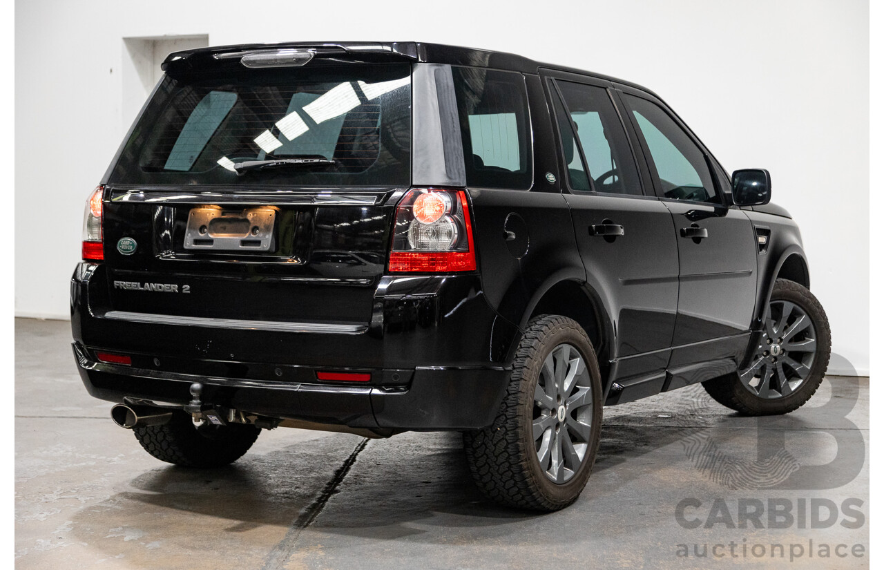 7/2012 Land Rover Freelander 2 SD4 SE (4x4) LF MY12 4d Wagon Black Turbo Diesel 2.2L