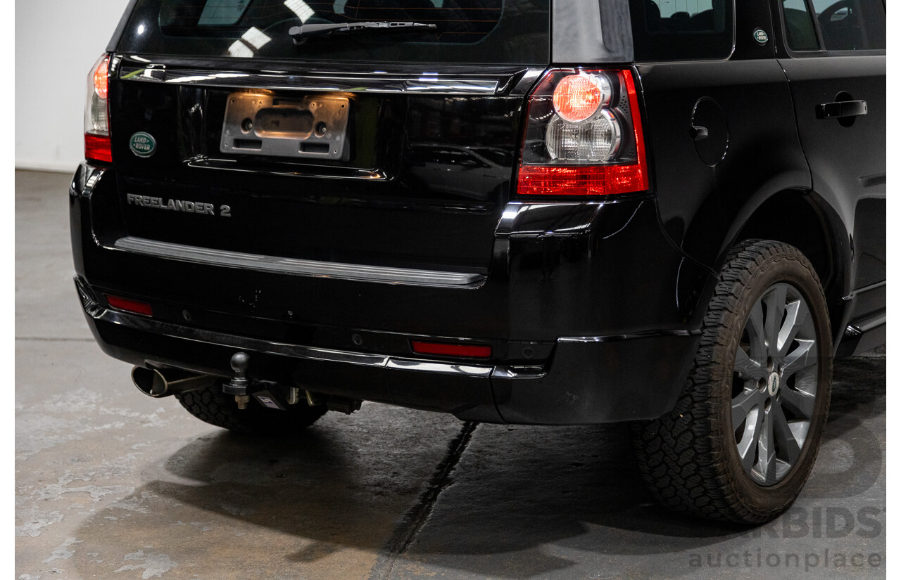 7/2012 Land Rover Freelander 2 SD4 SE (4x4) LF MY12 4d Wagon Black Turbo Diesel 2.2L