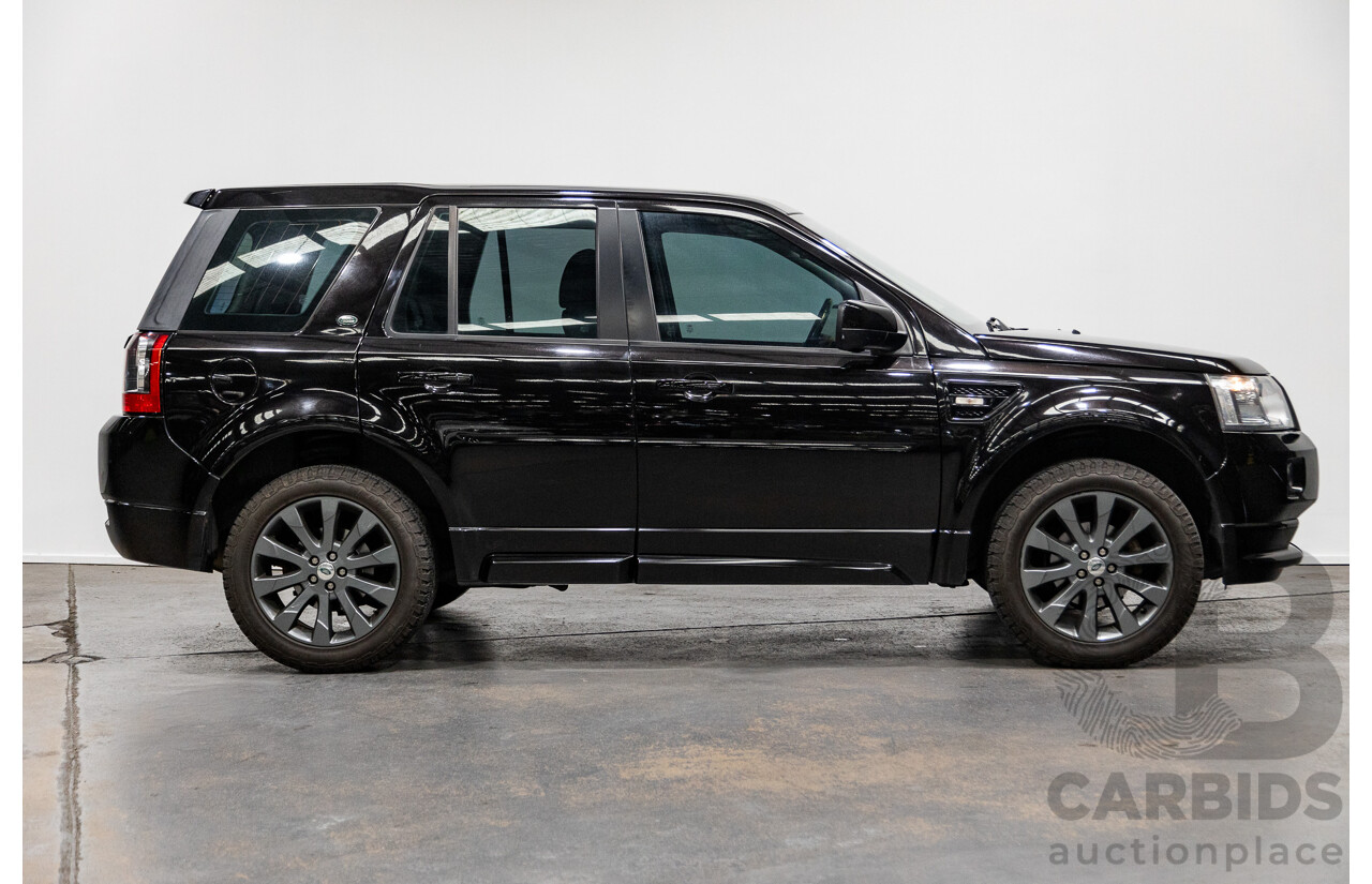 7/2012 Land Rover Freelander 2 SD4 SE (4x4) LF MY12 4d Wagon Black Turbo Diesel 2.2L