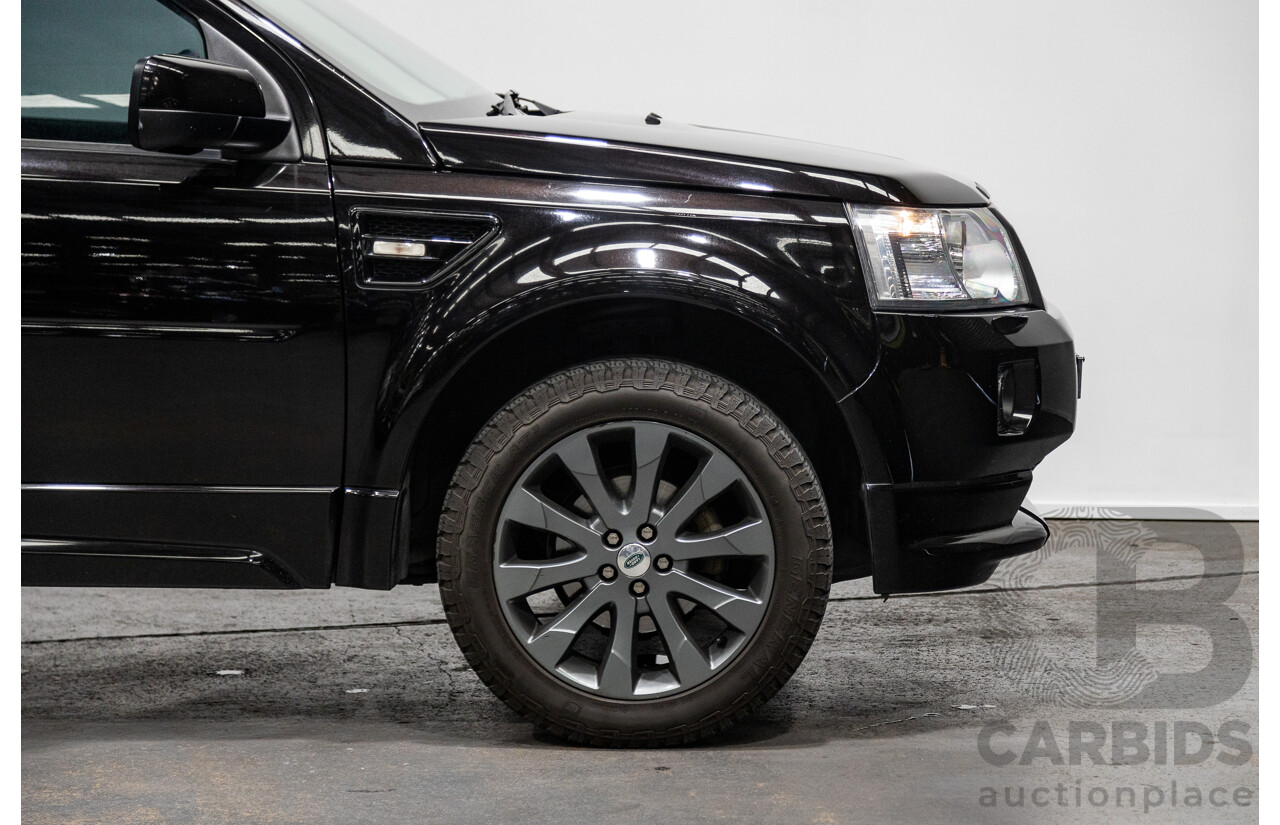 7/2012 Land Rover Freelander 2 SD4 SE (4x4) LF MY12 4d Wagon Black Turbo Diesel 2.2L