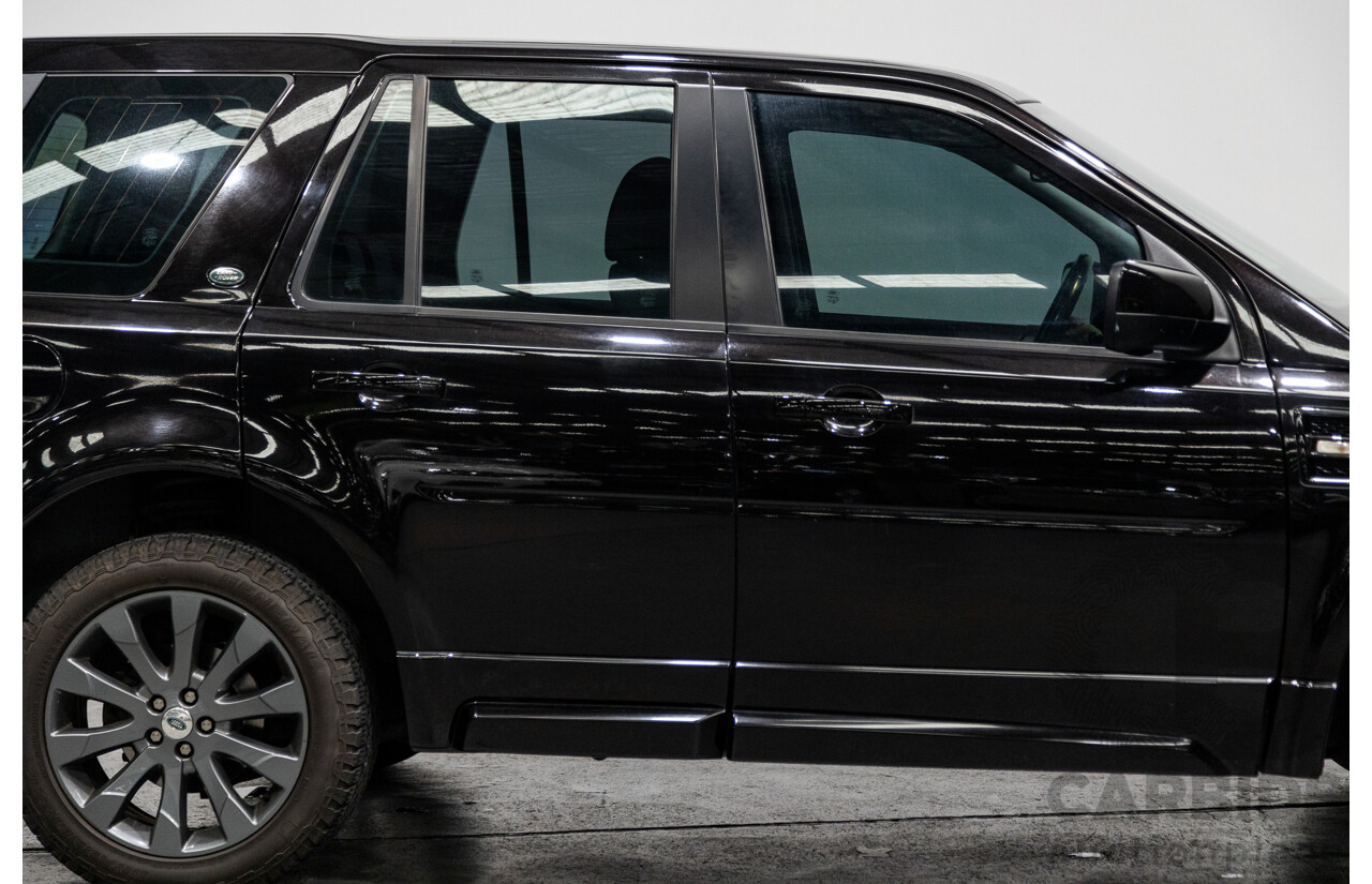 7/2012 Land Rover Freelander 2 SD4 SE (4x4) LF MY12 4d Wagon Black Turbo Diesel 2.2L
