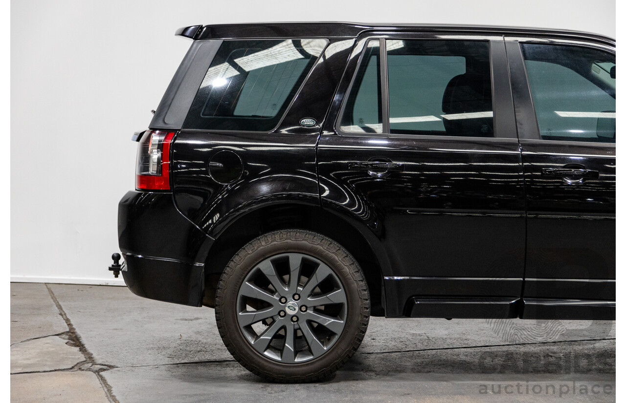 7/2012 Land Rover Freelander 2 SD4 SE (4x4) LF MY12 4d Wagon Black Turbo Diesel 2.2L