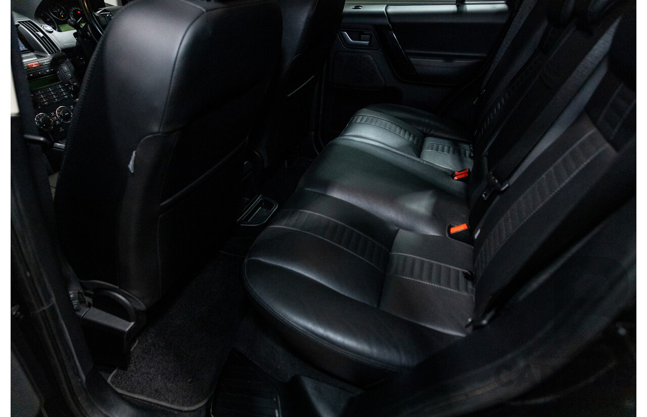 7/2012 Land Rover Freelander 2 SD4 SE (4x4) LF MY12 4d Wagon Black Turbo Diesel 2.2L