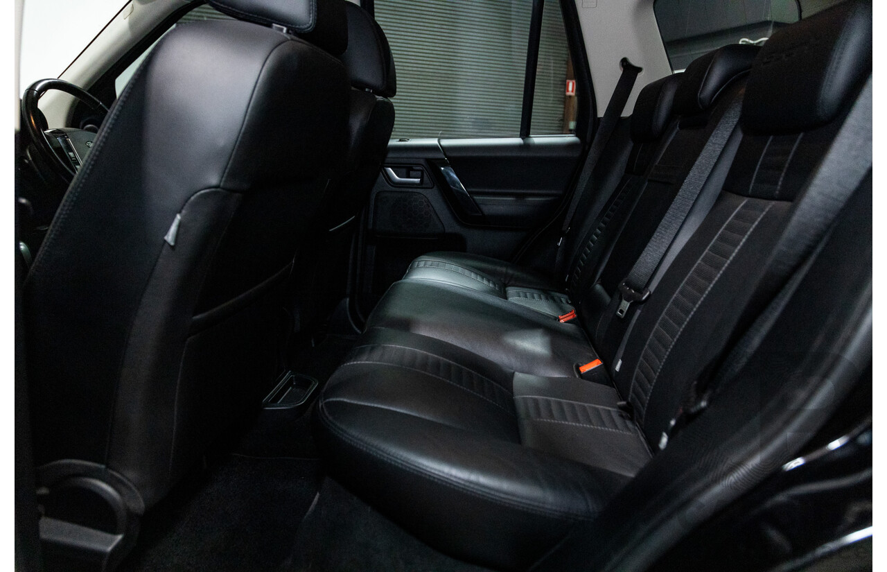 7/2012 Land Rover Freelander 2 SD4 SE (4x4) LF MY12 4d Wagon Black Turbo Diesel 2.2L