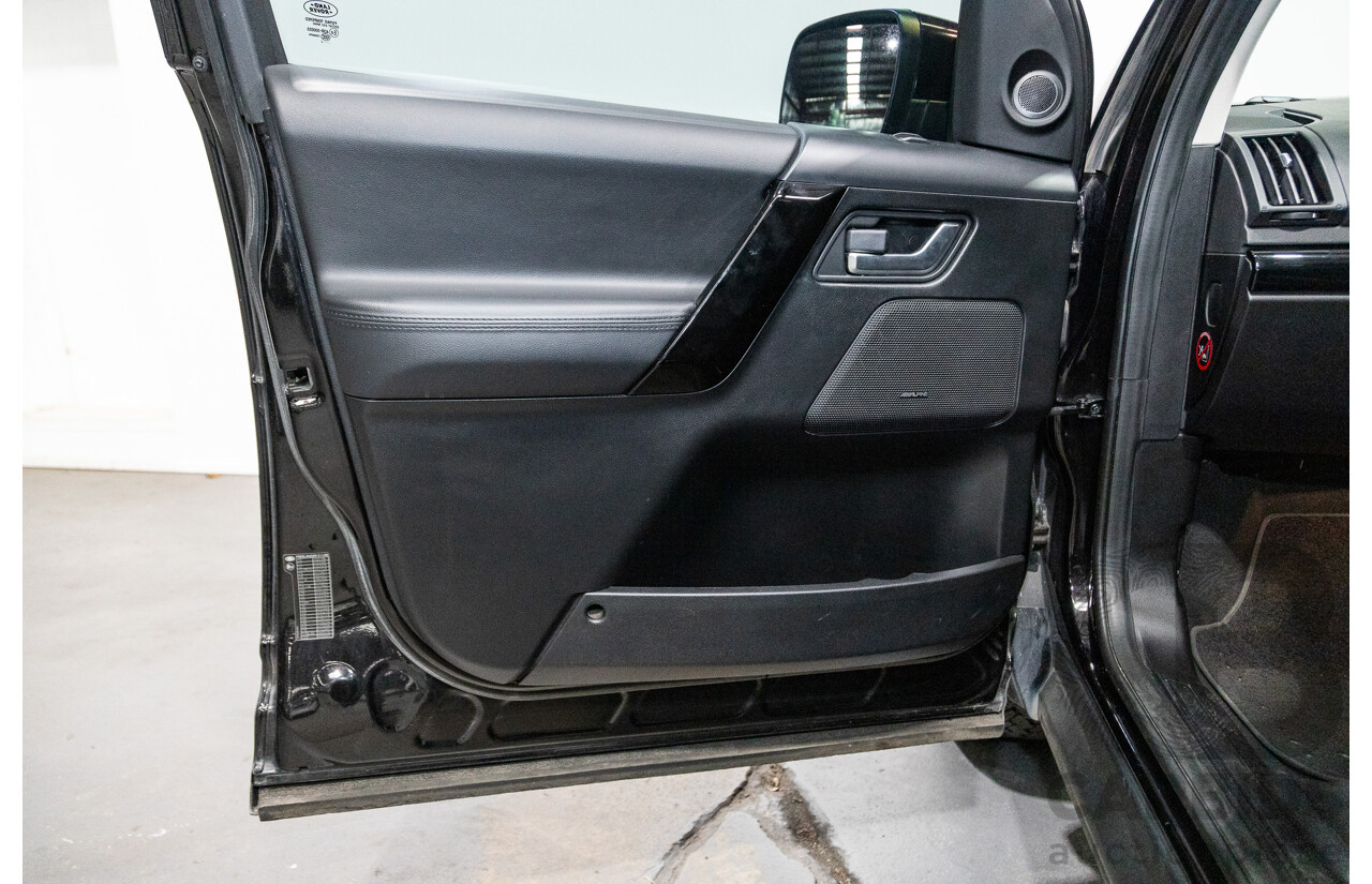 7/2012 Land Rover Freelander 2 SD4 SE (4x4) LF MY12 4d Wagon Black Turbo Diesel 2.2L