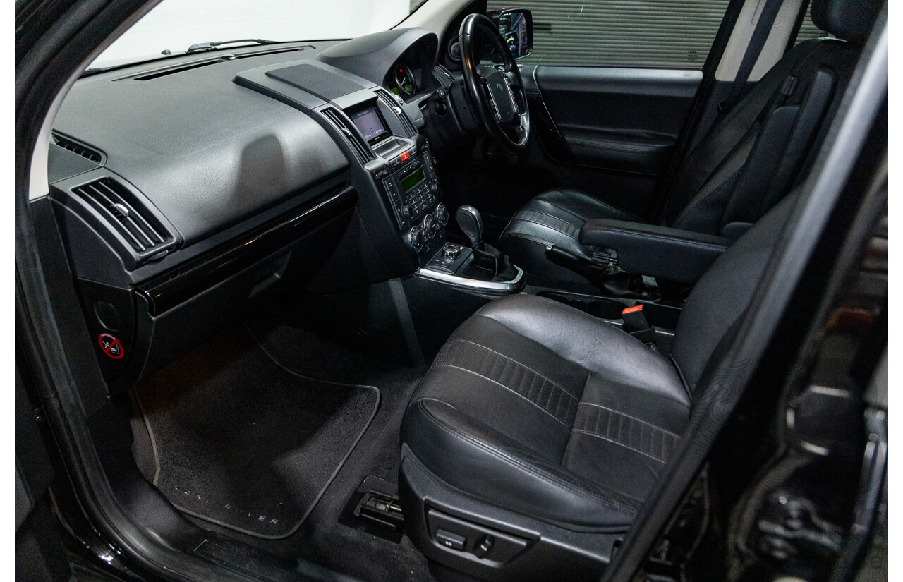 7/2012 Land Rover Freelander 2 SD4 SE (4x4) LF MY12 4d Wagon Black Turbo Diesel 2.2L
