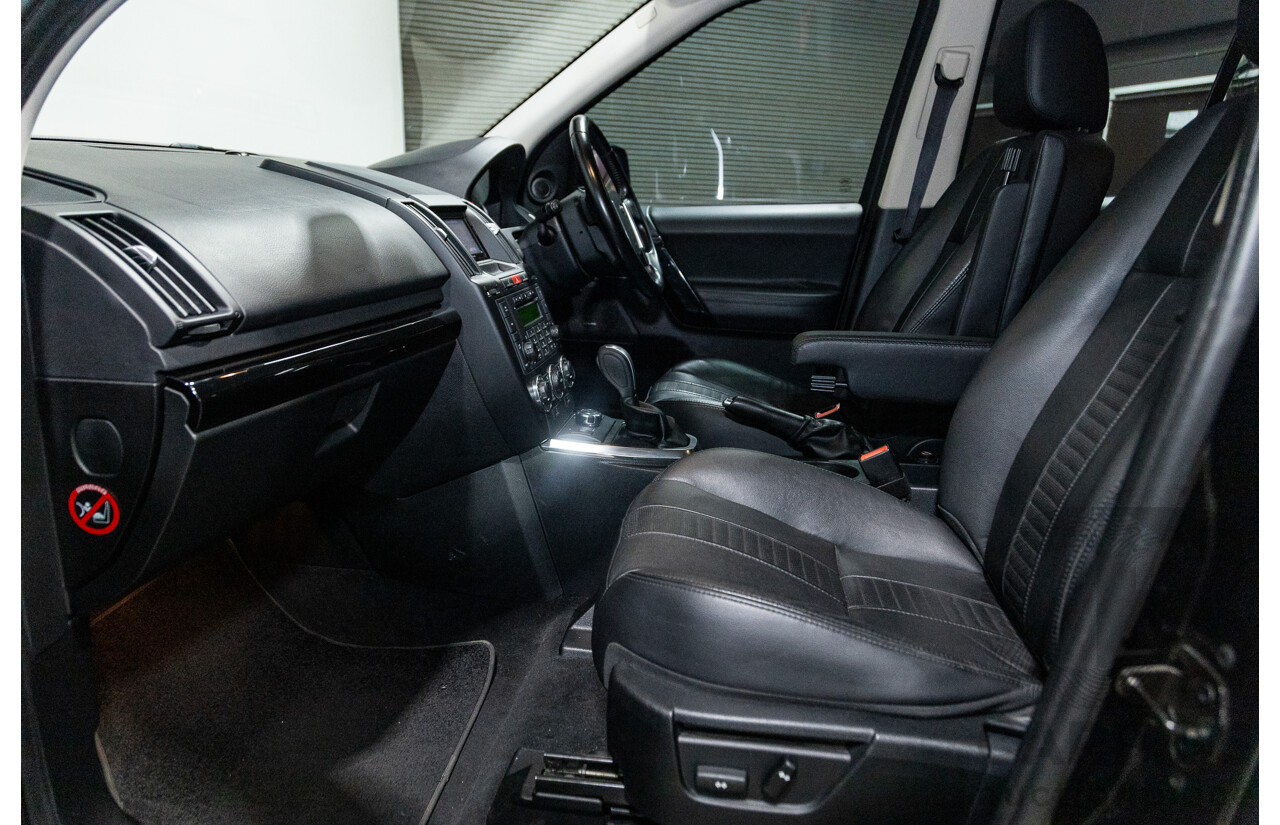 7/2012 Land Rover Freelander 2 SD4 SE (4x4) LF MY12 4d Wagon Black Turbo Diesel 2.2L