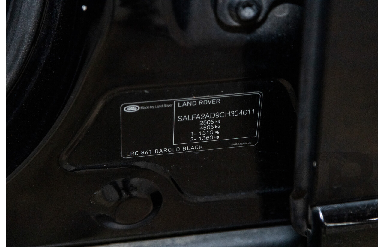 7/2012 Land Rover Freelander 2 SD4 SE (4x4) LF MY12 4d Wagon Black Turbo Diesel 2.2L