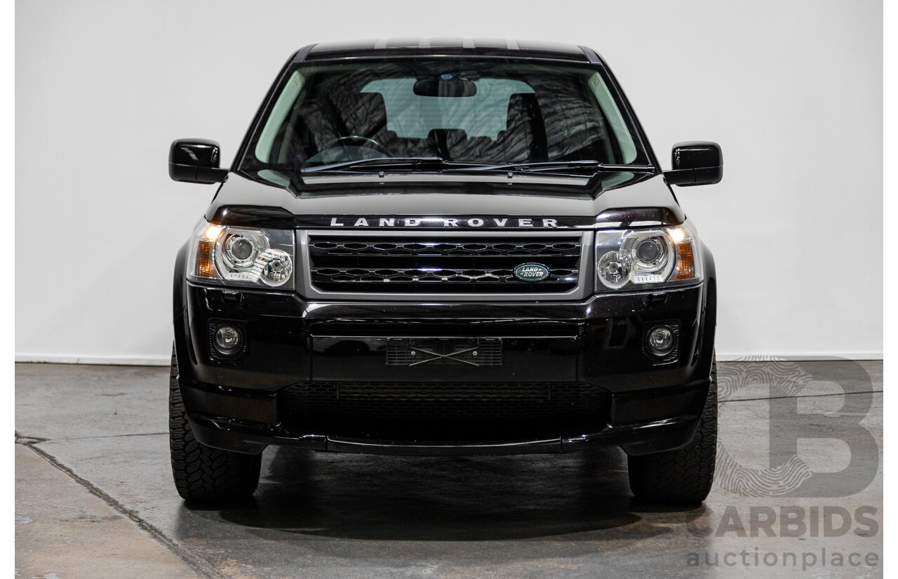 7/2012 Land Rover Freelander 2 SD4 SE (4x4) LF MY12 4d Wagon Black Turbo Diesel 2.2L