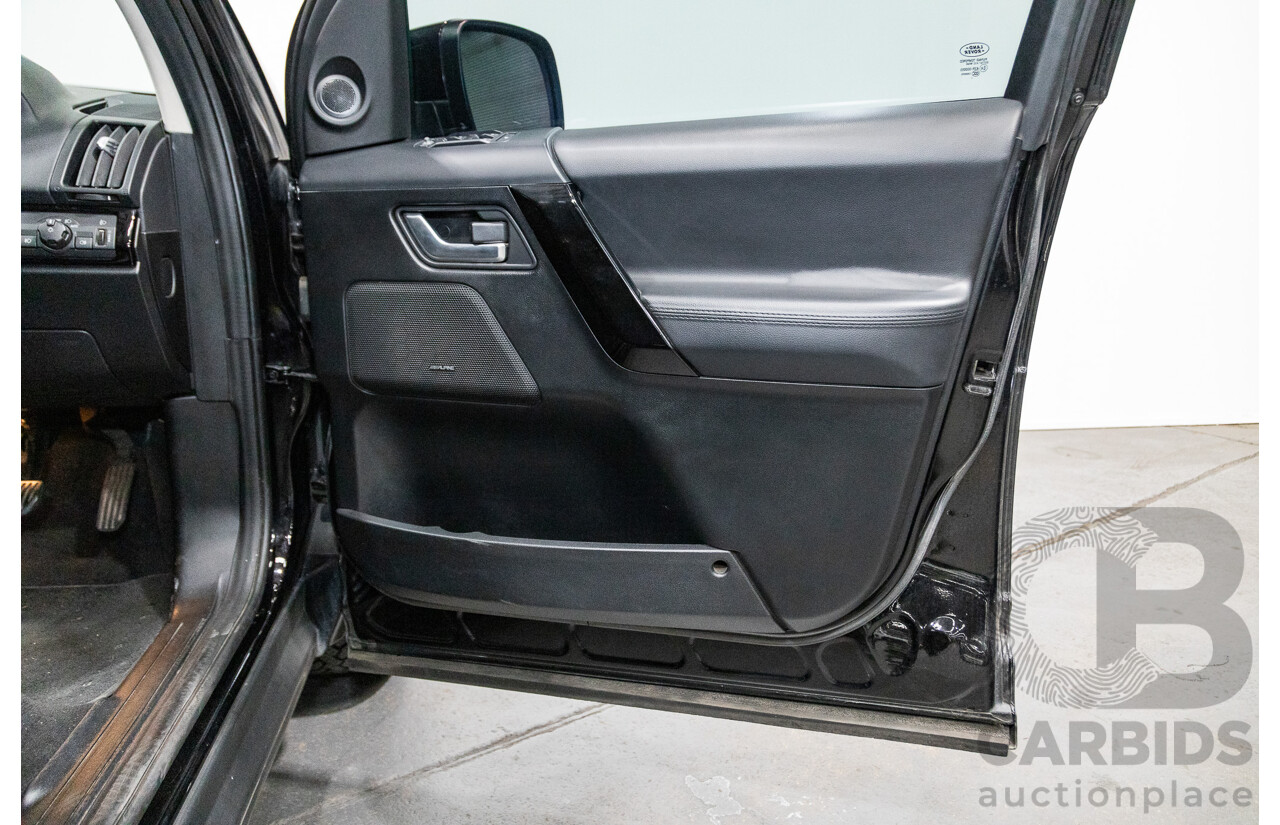 7/2012 Land Rover Freelander 2 SD4 SE (4x4) LF MY12 4d Wagon Black Turbo Diesel 2.2L