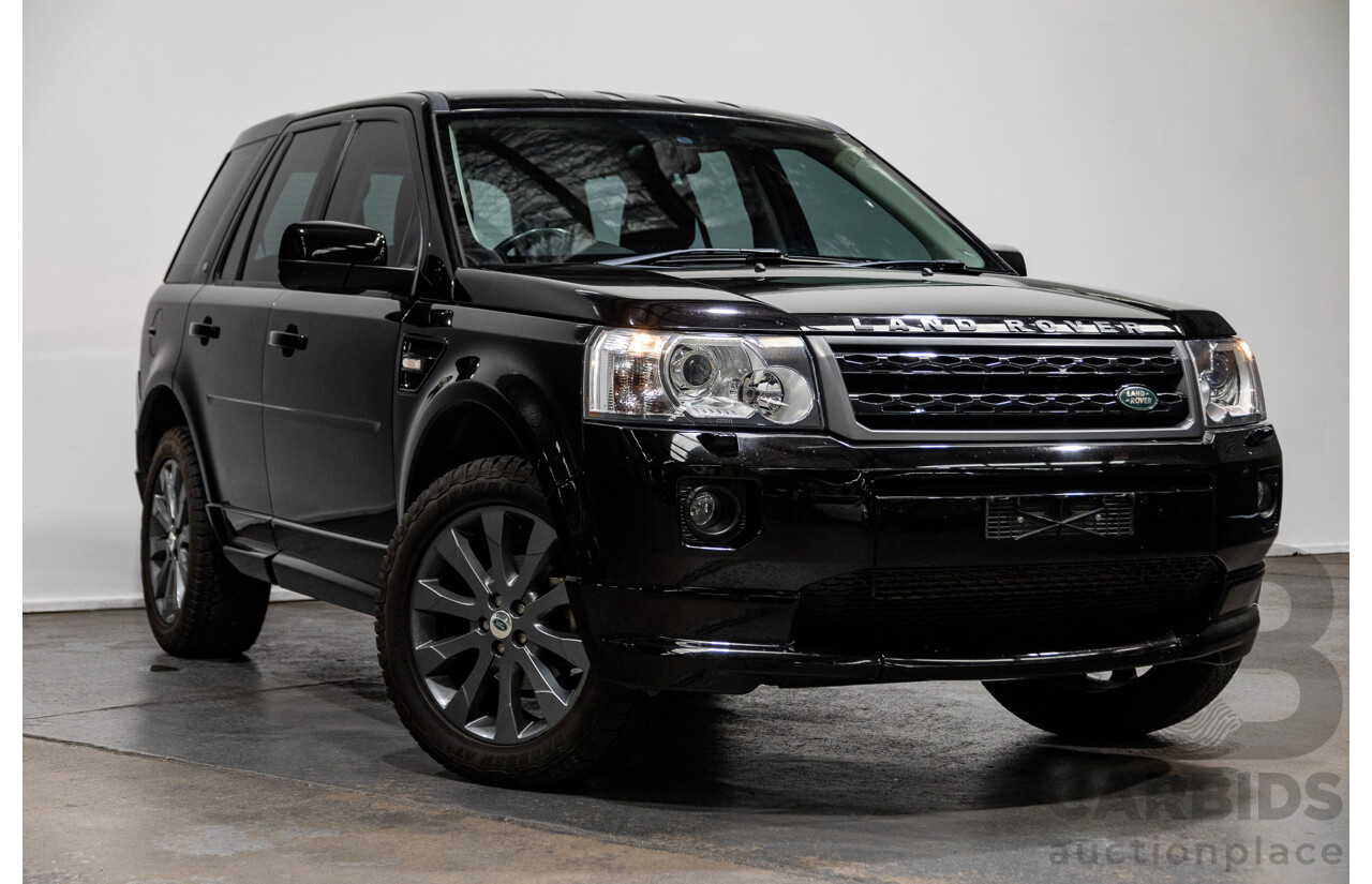 7/2012 Land Rover Freelander 2 SD4 SE (4x4) LF MY12 4d Wagon Black Turbo Diesel 2.2L