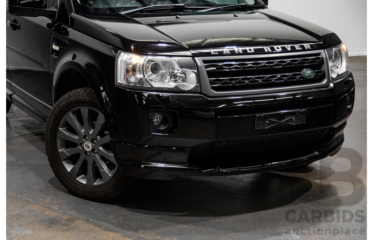 7/2012 Land Rover Freelander 2 SD4 SE (4x4) LF MY12 4d Wagon Black Turbo Diesel 2.2L