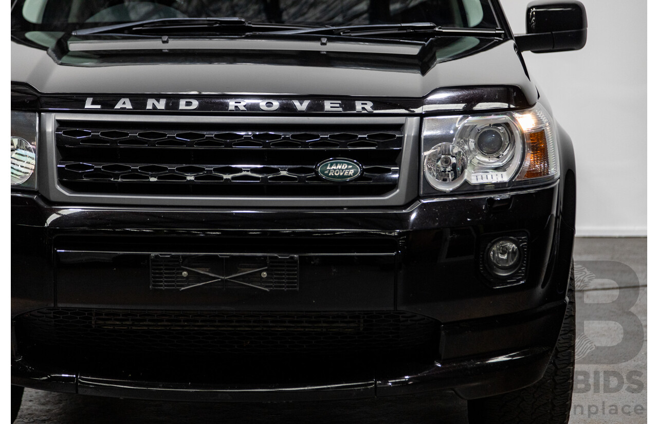 7/2012 Land Rover Freelander 2 SD4 SE (4x4) LF MY12 4d Wagon Black Turbo Diesel 2.2L