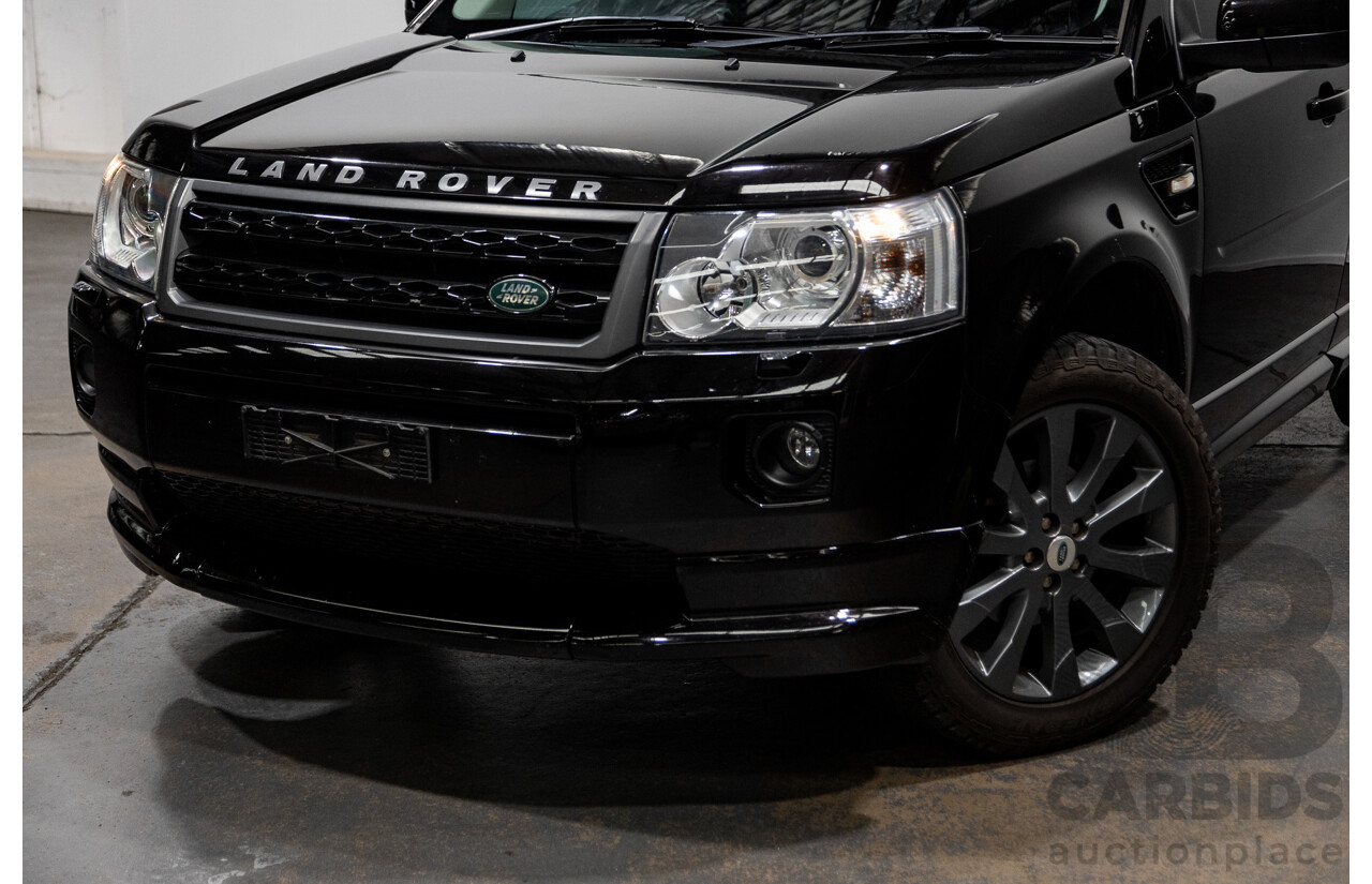 7/2012 Land Rover Freelander 2 SD4 SE (4x4) LF MY12 4d Wagon Black Turbo Diesel 2.2L