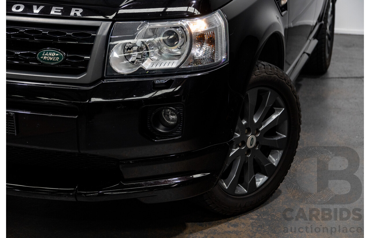 7/2012 Land Rover Freelander 2 SD4 SE (4x4) LF MY12 4d Wagon Black Turbo Diesel 2.2L