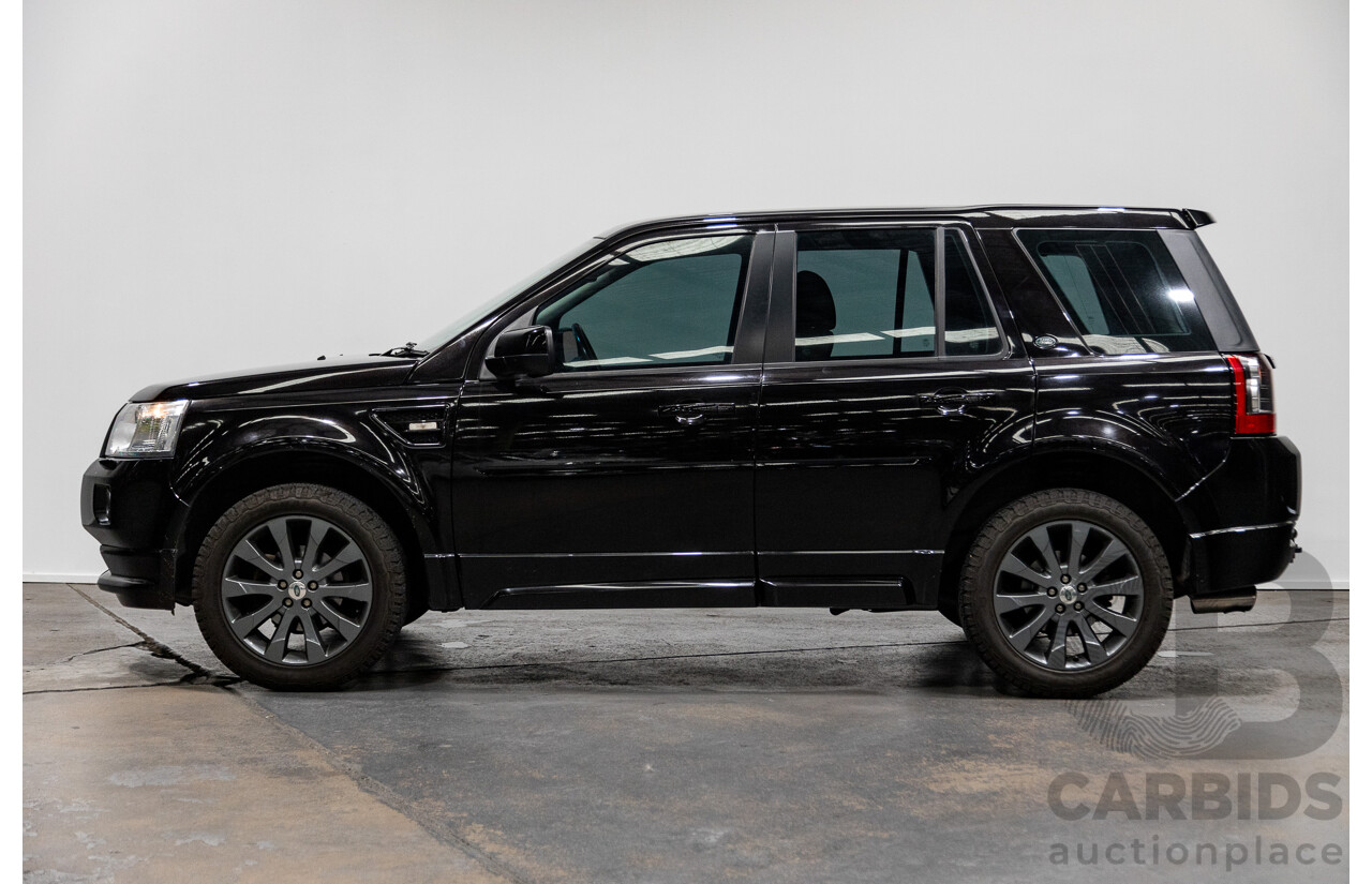 7/2012 Land Rover Freelander 2 SD4 SE (4x4) LF MY12 4d Wagon Black Turbo Diesel 2.2L