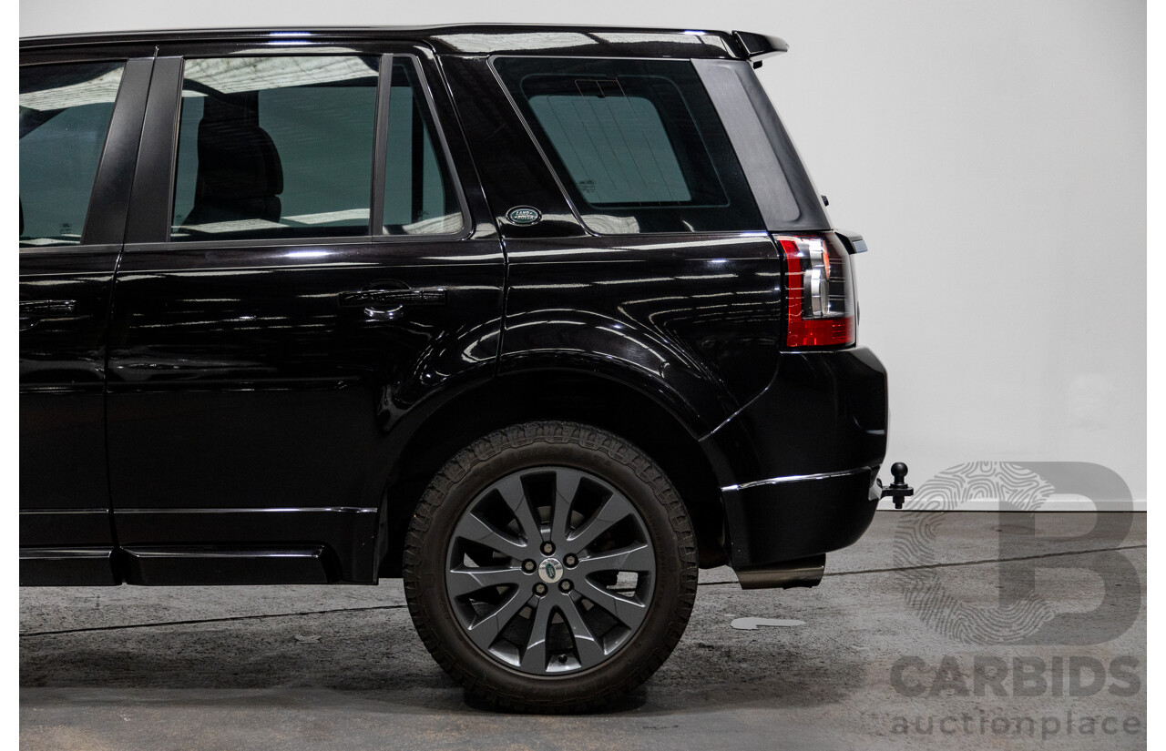 7/2012 Land Rover Freelander 2 SD4 SE (4x4) LF MY12 4d Wagon Black Turbo Diesel 2.2L