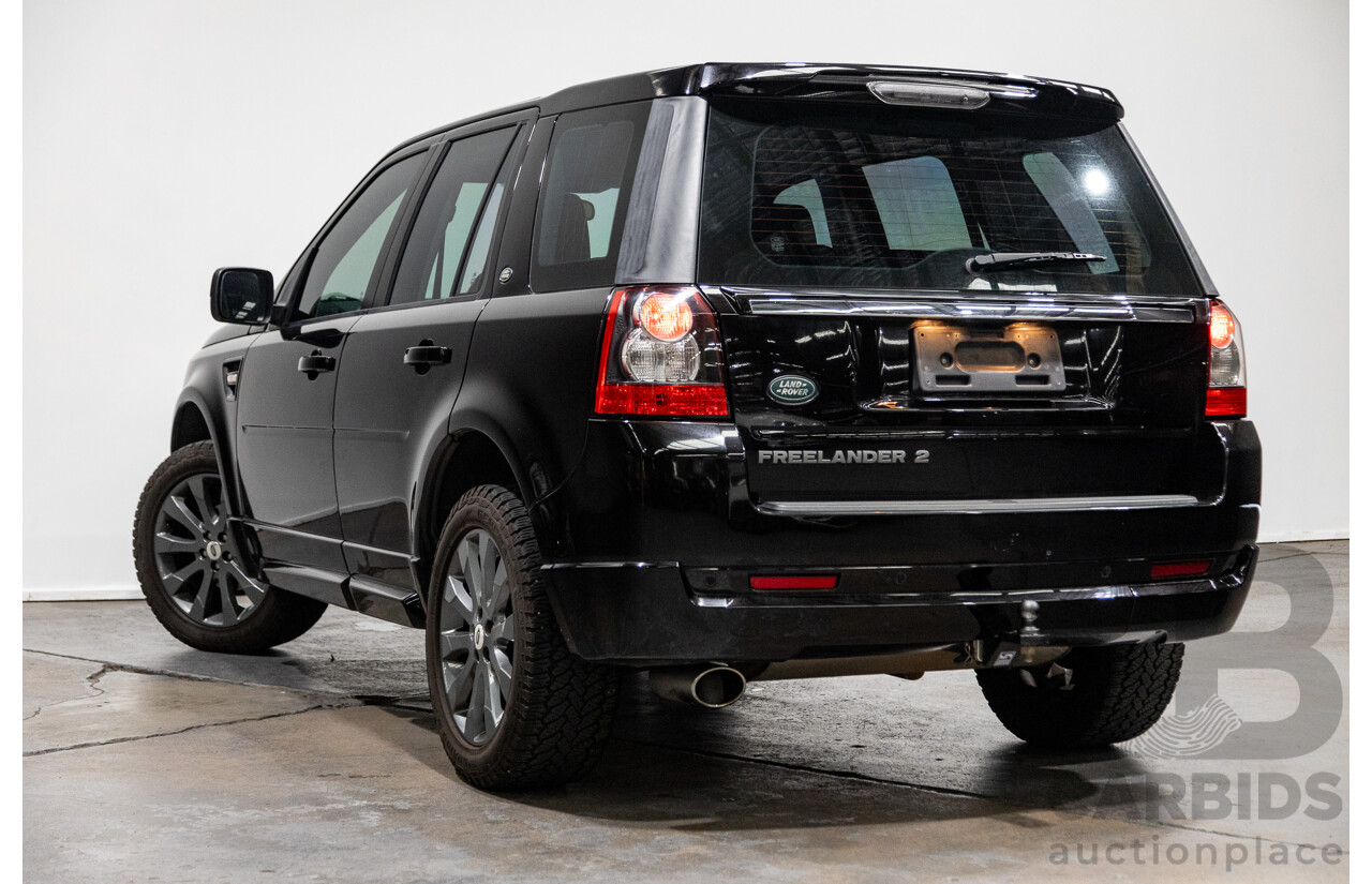 7/2012 Land Rover Freelander 2 SD4 SE (4x4) LF MY12 4d Wagon Black Turbo Diesel 2.2L