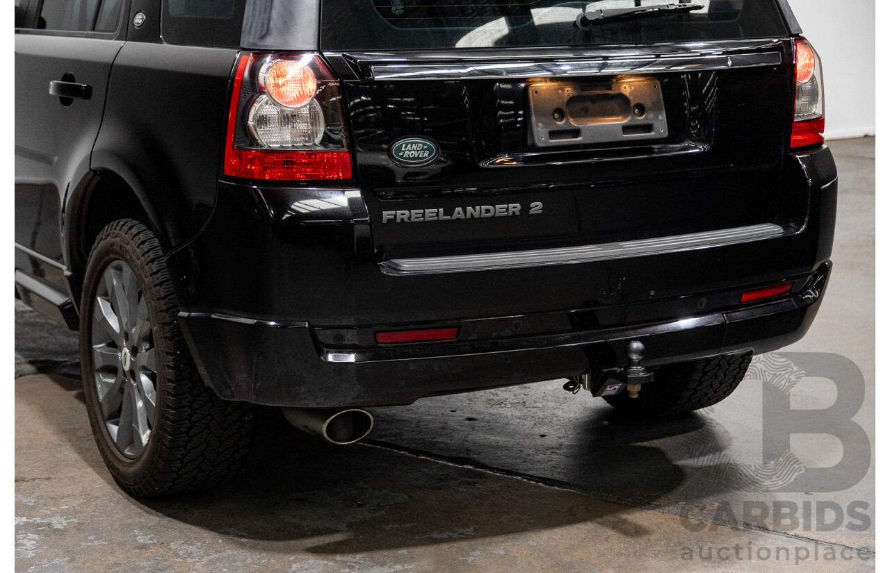 7/2012 Land Rover Freelander 2 SD4 SE (4x4) LF MY12 4d Wagon Black Turbo Diesel 2.2L
