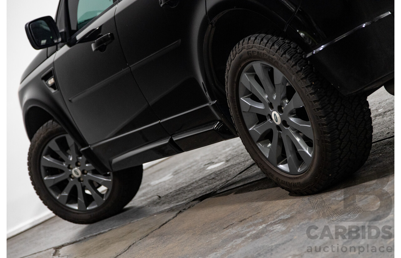 7/2012 Land Rover Freelander 2 SD4 SE (4x4) LF MY12 4d Wagon Black Turbo Diesel 2.2L