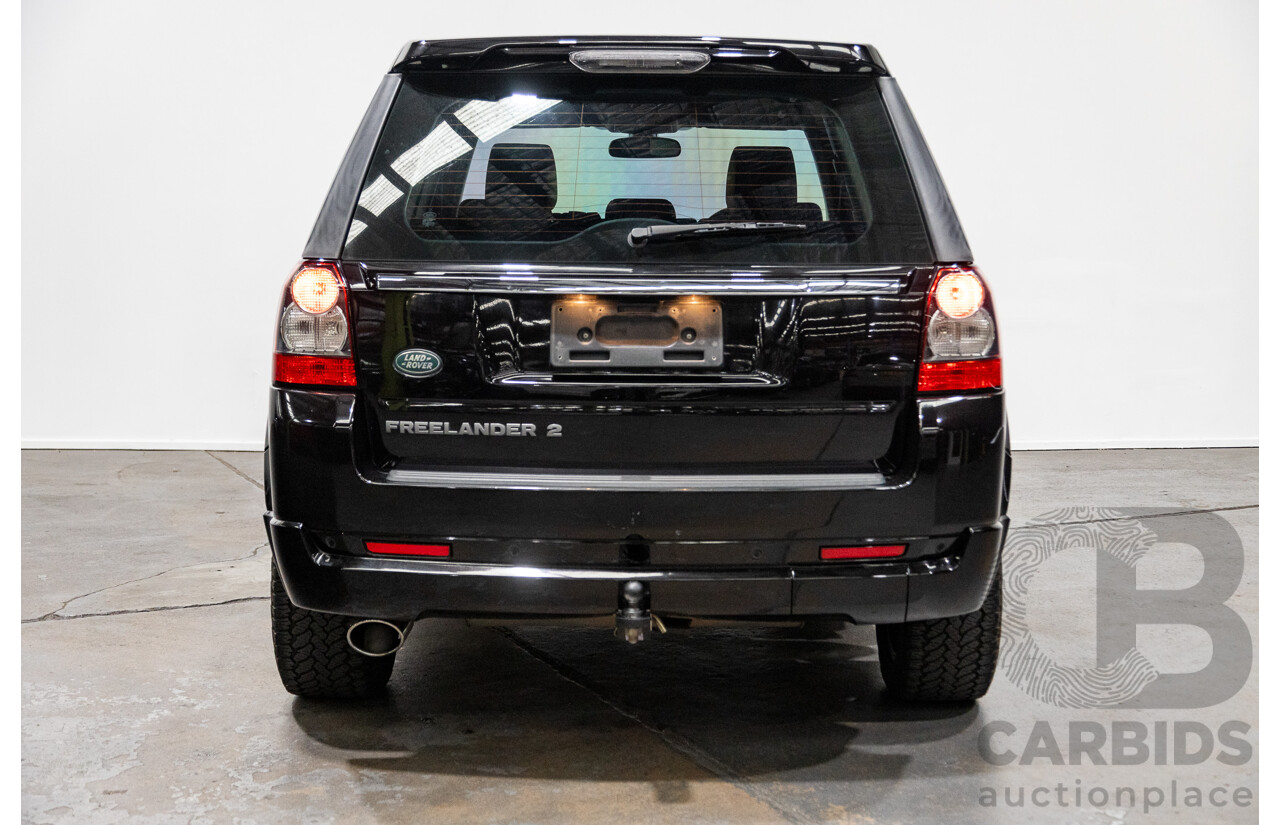 7/2012 Land Rover Freelander 2 SD4 SE (4x4) LF MY12 4d Wagon Black Turbo Diesel 2.2L