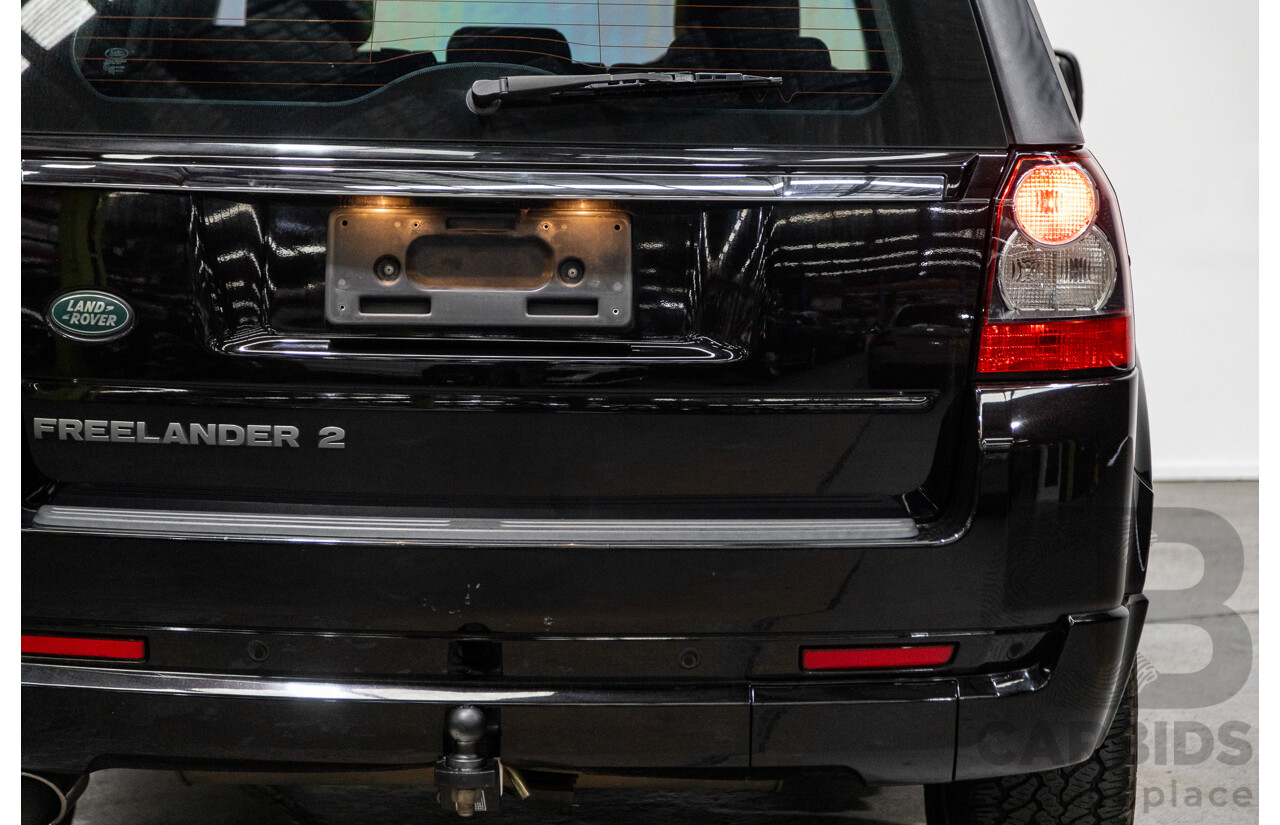 7/2012 Land Rover Freelander 2 SD4 SE (4x4) LF MY12 4d Wagon Black Turbo Diesel 2.2L