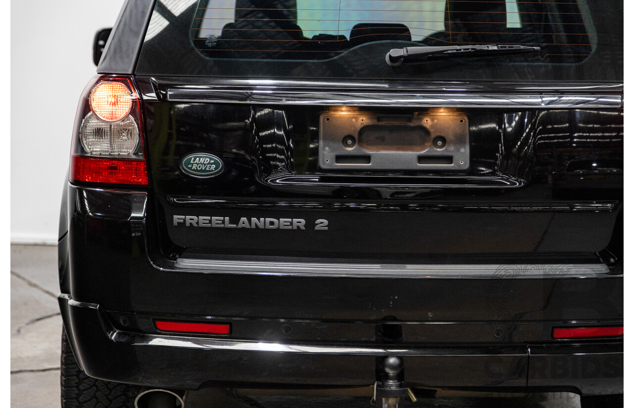 7/2012 Land Rover Freelander 2 SD4 SE (4x4) LF MY12 4d Wagon Black Turbo Diesel 2.2L