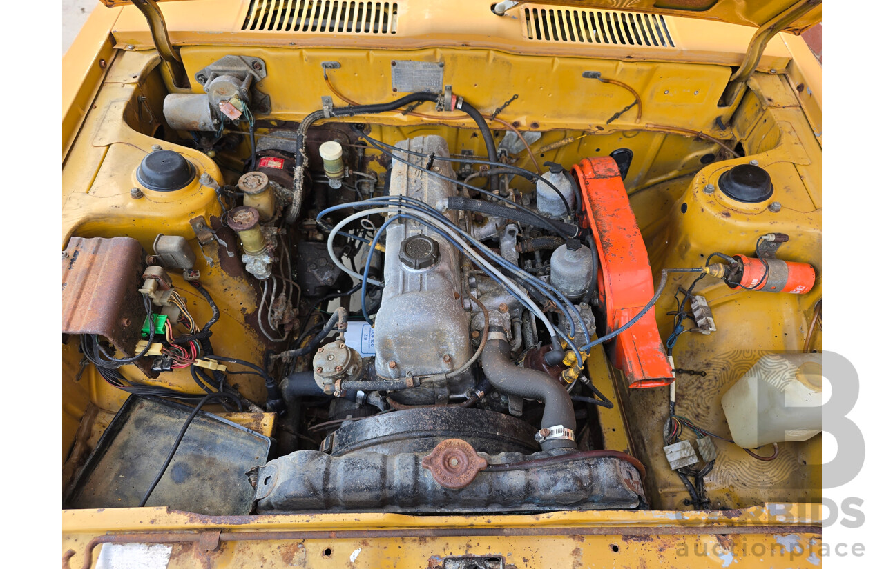 Circa 1974 Datsun 180b SSS KP610 2d Hardtop Orange 1.8L