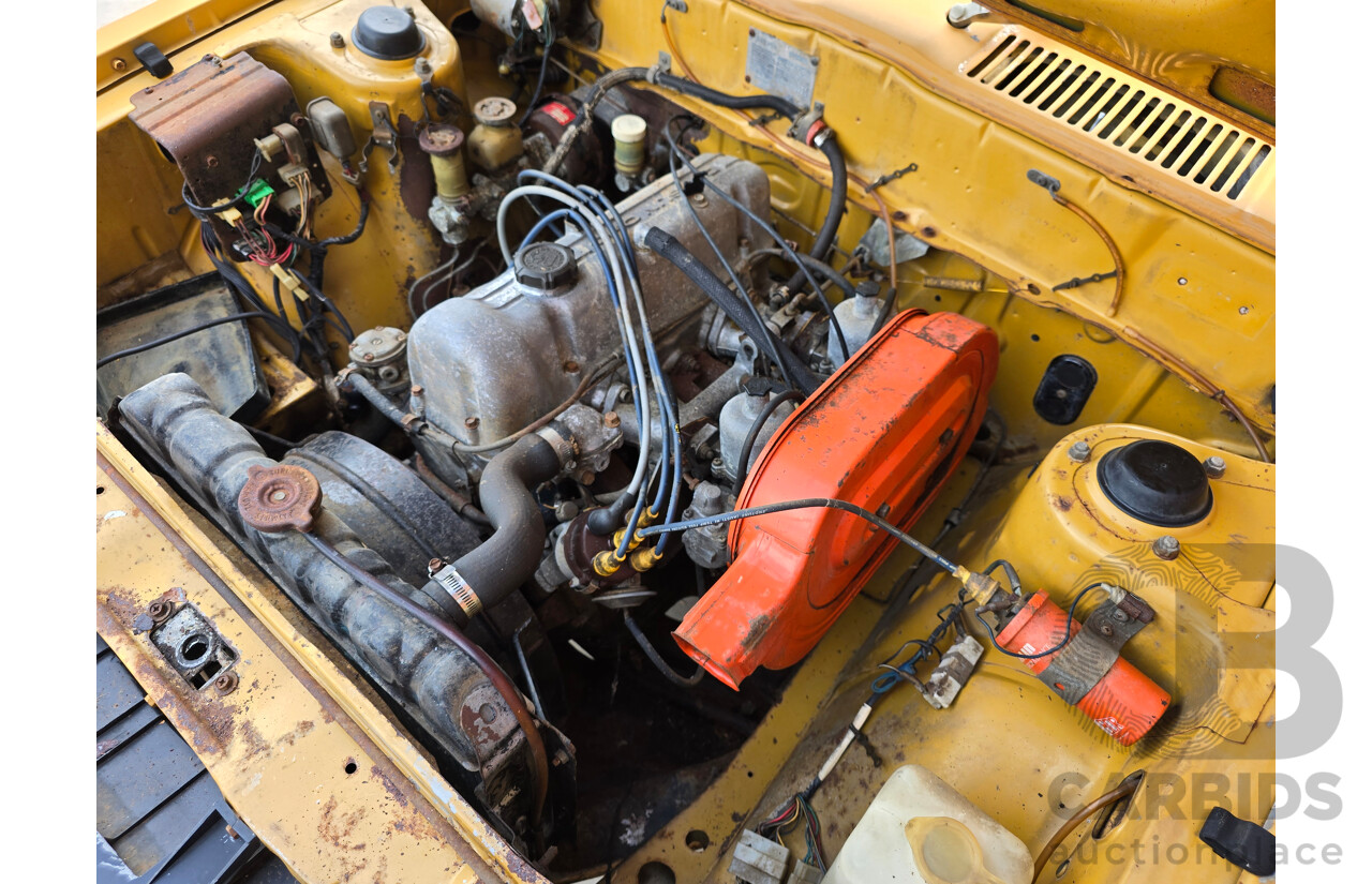 Circa 1974 Datsun 180b SSS KP610 2d Hardtop Orange 1.8L
